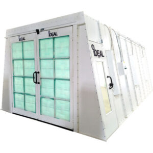 Ideal crossflow paint booth