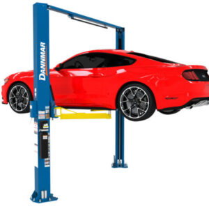 Dannmar d2-10a asymmetric 10,000 lb. capacity ali certified two-post lift