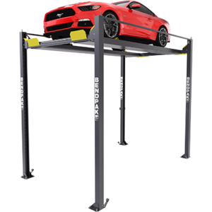 HD-7PXW (5175516) 7,000-lb. Capacity / Super-Tall Rise / Four-Post Lift / Vehicle Display Platform