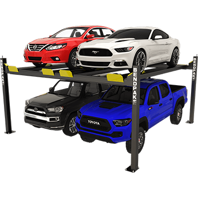 HD-9SWX (5175024) 9,000-lb. Capacity / Four-Post Lift / Dual Platform / Super Wide / Extended-Length