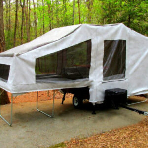 SOLACE DELUXE MOTORCYCLE CAMPING TRAILER – 23 CU FT