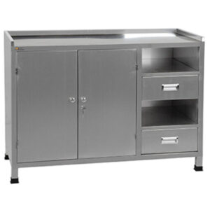 Ideal paint storage mixing cabinet & table